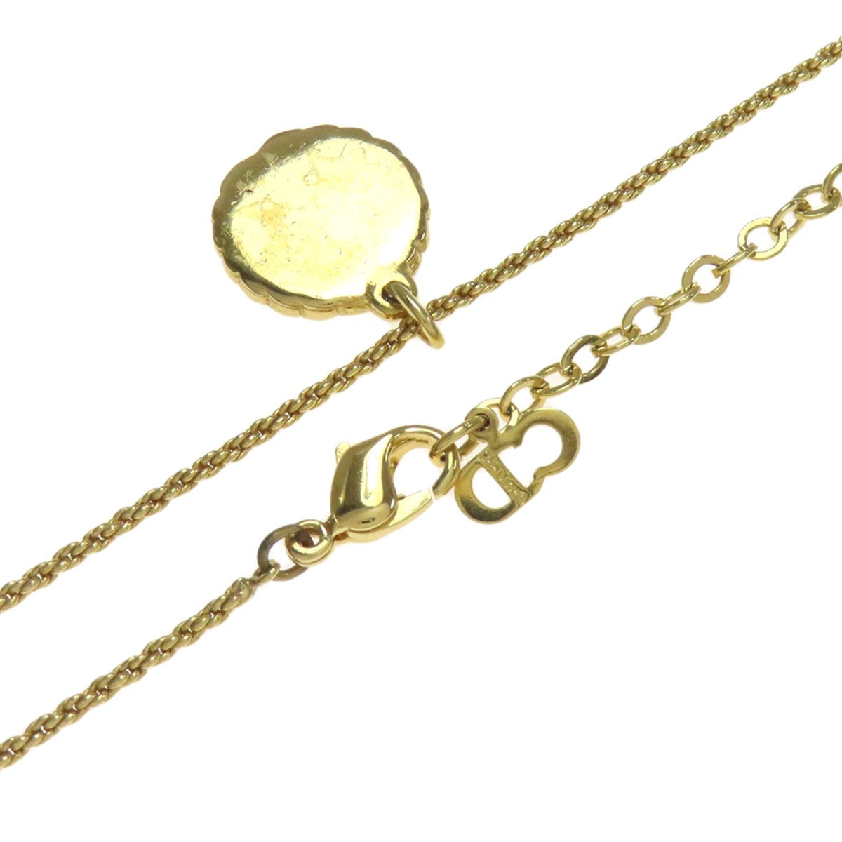 Metal CHRISTIAN DIOR logo Necklace