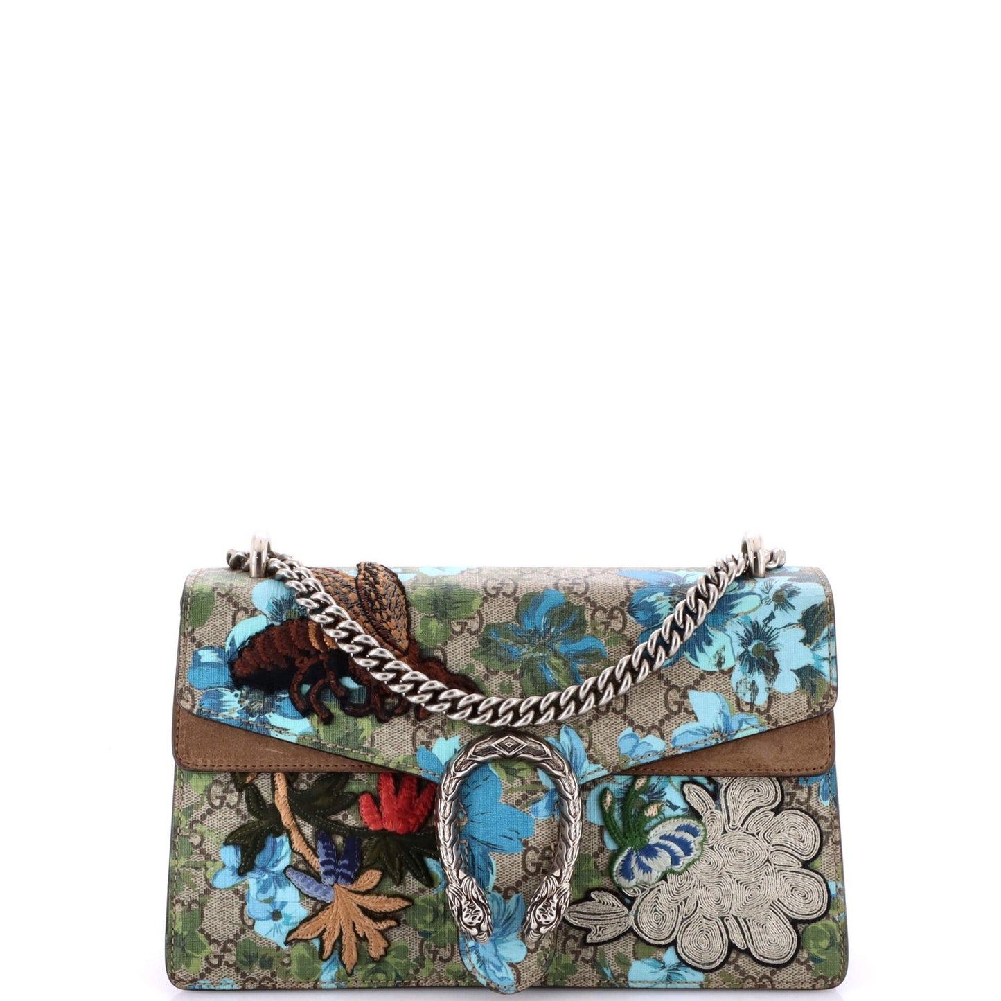 Gucci Dionysus Bag Embroidered Printed Gg Coated Canvas Small