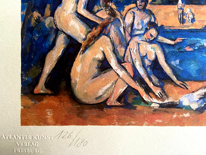 Paul Czanne Lithograph Coa Hand