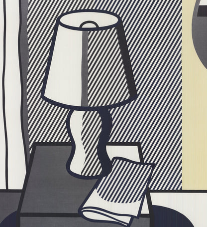 Roy Lichtenstein The Lamp " Poster Pop Art