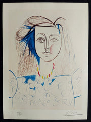 Lithograph by Pablo Picasso, Signed and Numbered with COA