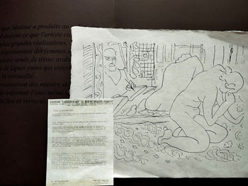 Henri Matisse Lithograph 1960 Coa Signed By Hand Numbered By Hand Collection