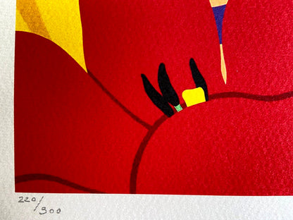 Tom Wesselmann Lithograph Coa Signed Numbered By Hand In Pencil