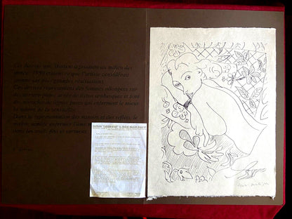 Henri Matisse Lithograph Hand Made Coa Signed Numbered Collection