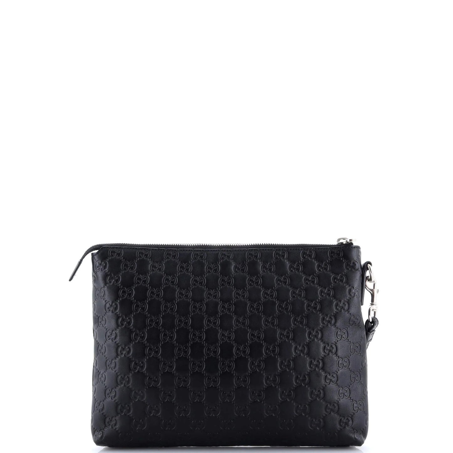 Gucci Signature Soft Wristlet Guccissima Leather