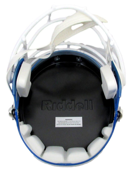 Saquon Barkley Signed Blue Sb Lix Full Size Replica Helmet Eagles Psa 195218