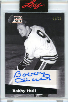 Bobby Hull Autographed 2021 Leaf Pro Set Encased