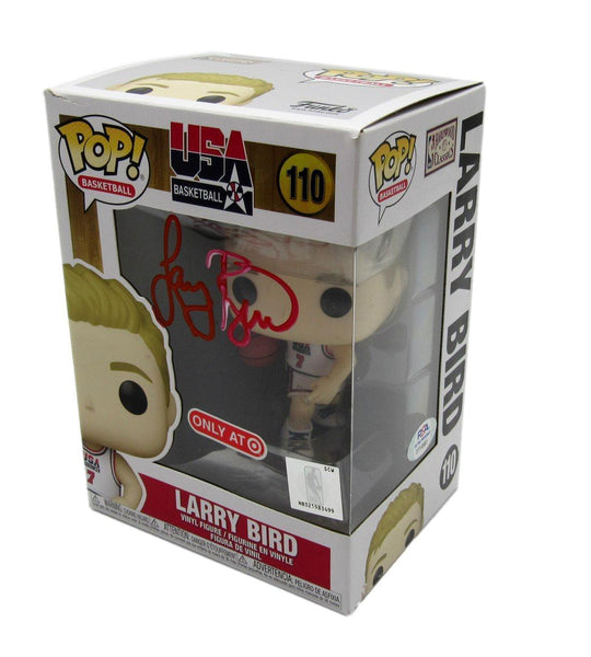 Larry Bird Hof Autographed Funko Pop! Figurine