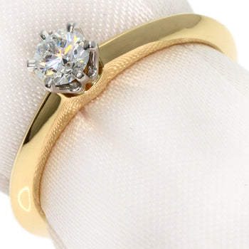 Tiffany&Co.   Ring Solitaire Diamond K18 Yellow