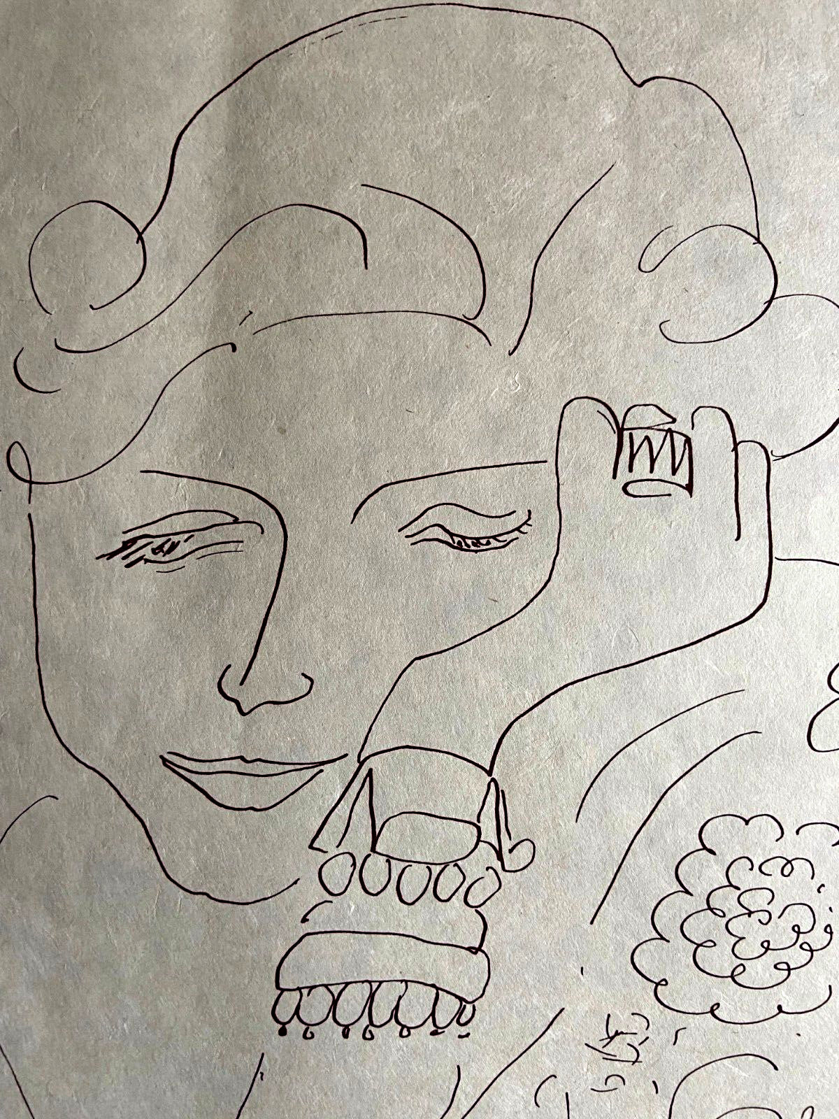 Henri Matisse Lithograph 1960 Coa Hand Signed Hand Numbered