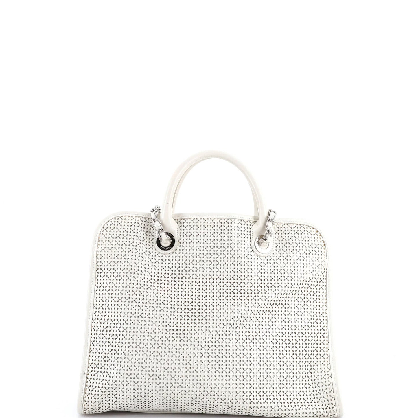Chanel Up In The Air Convertible Tote Perforated Leather