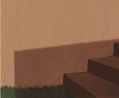 Gretchen Dow Simpson Florence Italy Signed " Serigraph Conte