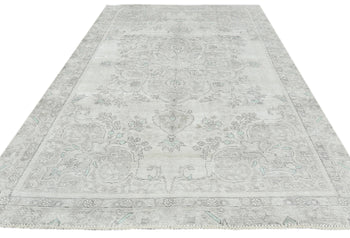 Antique Hand-Knotted Distressed Oriental Rug