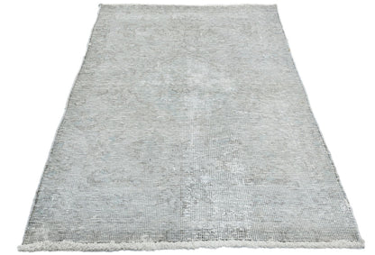 Stone-Washed Antique Oriental Rug Muted