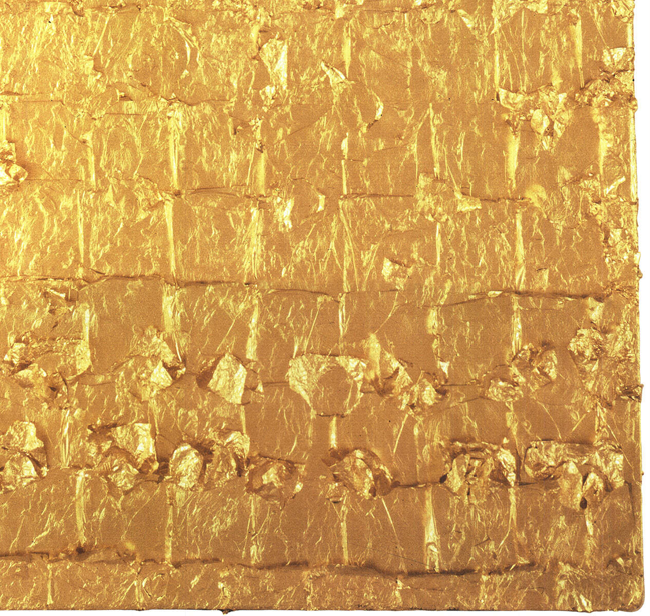 Yves Klein Gold Leaf On Panel " Poster Modernism Gold Squares