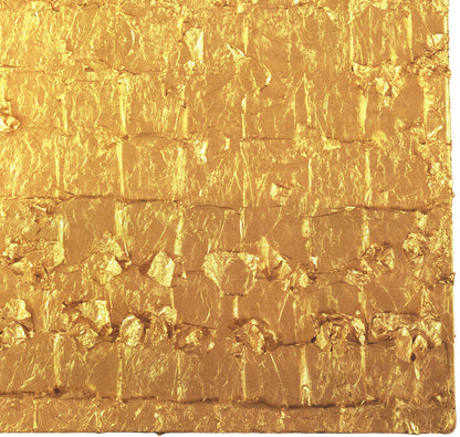 Yves Klein Gold Leaf On Panel " Poster Modernism Gold Squares