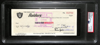 Al Davis Signed/Autographed 1977 Oakland Raiders