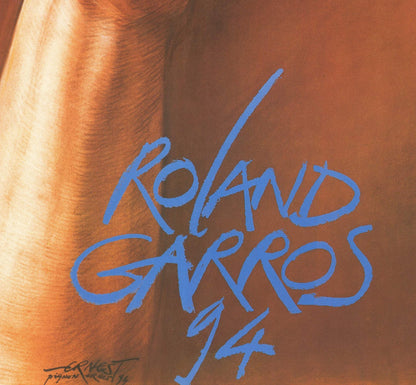 Ernest Pignon-Ernest Roland Garros French Open " Poster Contemporar