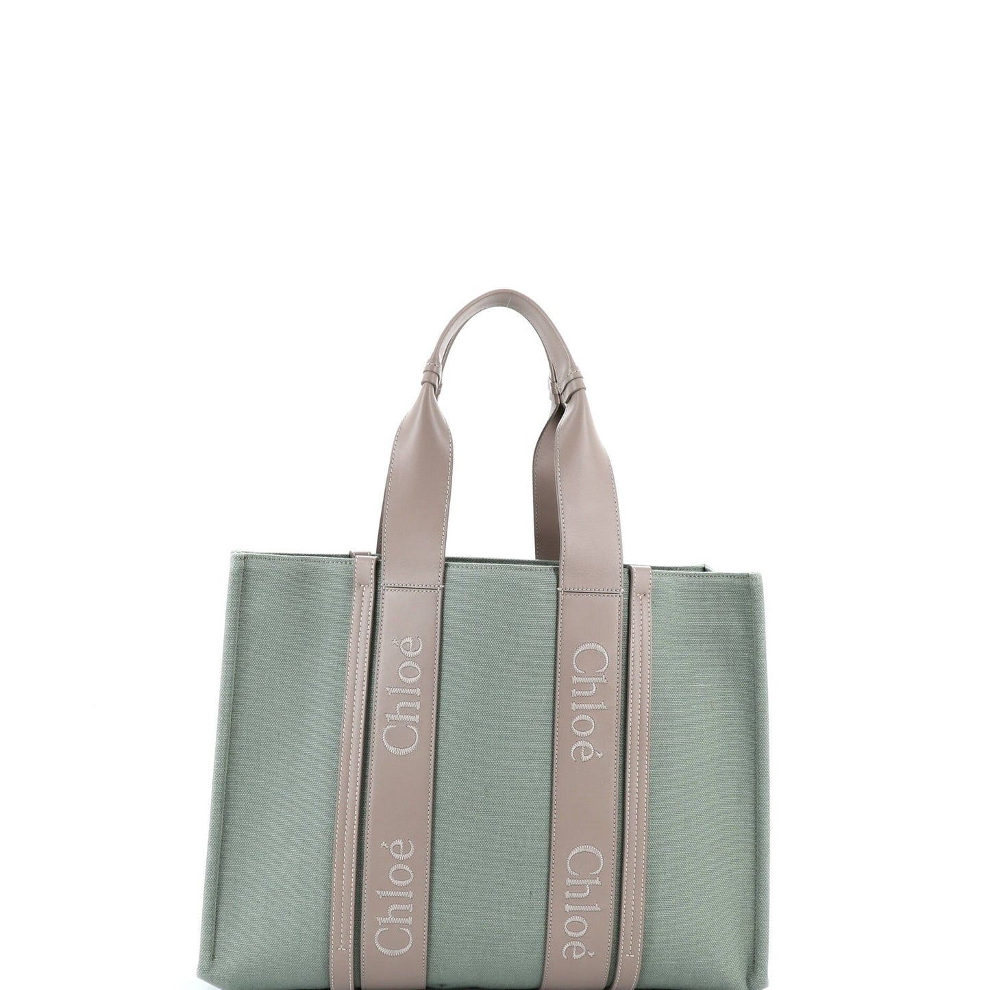 Chloe Woody Tote Leather Large