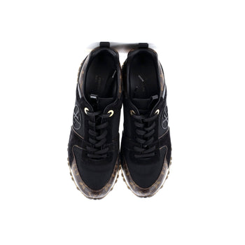 Louis Vuitton Women'S Run Away Sneakers Mesh With Monogram Canvas And Suede