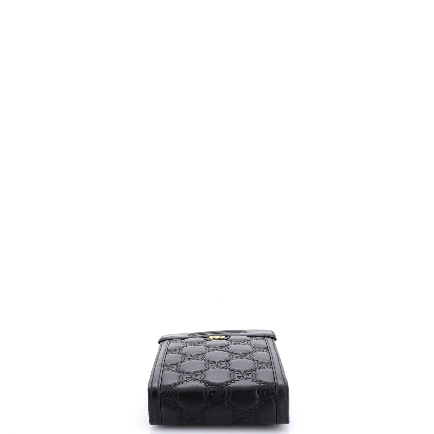 Gucci Top Handle Crossbody Bag Gg Matelasse Leather Mini