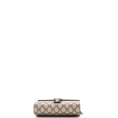 Gucci Dionysus Chain Wallet Gg Coated Canvas Small