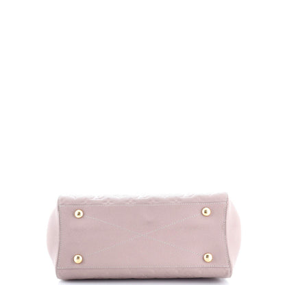 Louis Vuitton Montaigne Handbag Monogram Empreinte Leather Mm