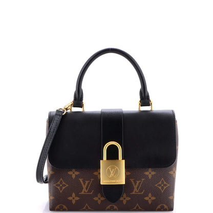Louis Vuitton Locky Handbag Monogram Canvas With Leather Bb