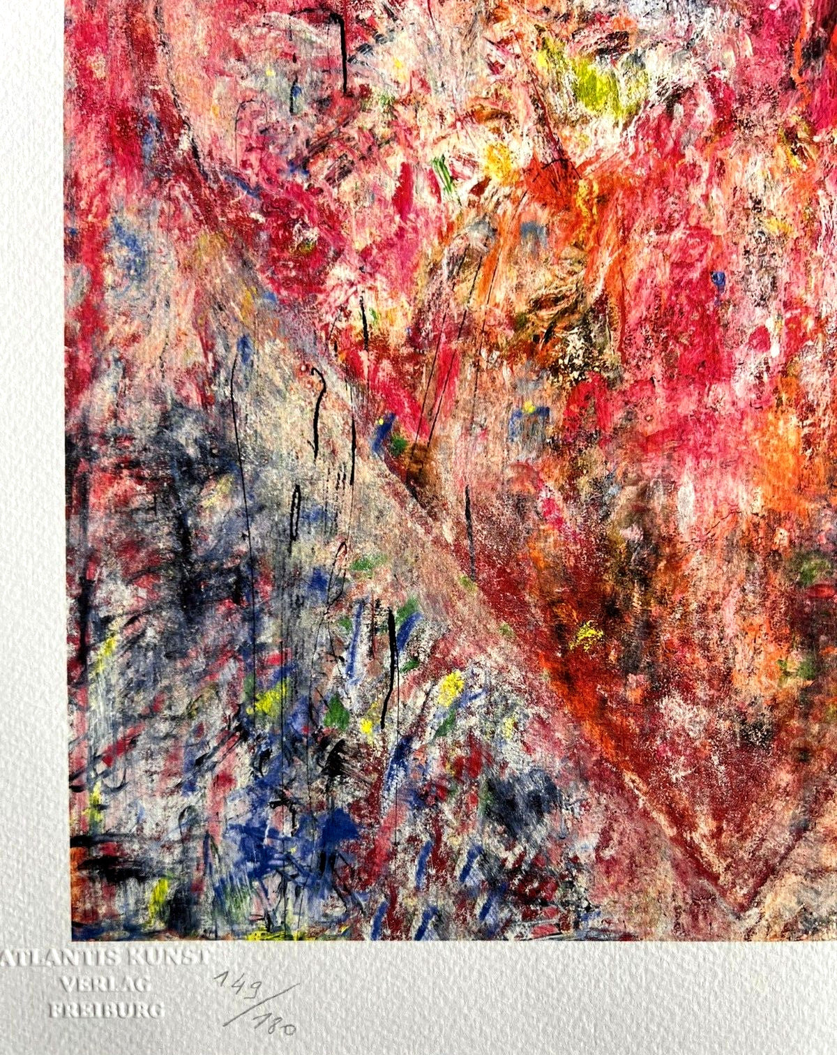 Jim Dine Lithograph Certified Coa Signed In Pen Numbered In Pencil