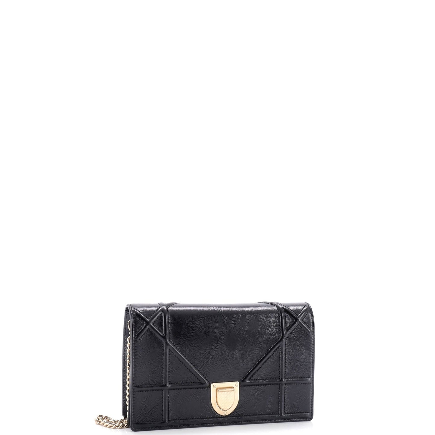 Christian Dior Diorama Wallet On Chain Leather