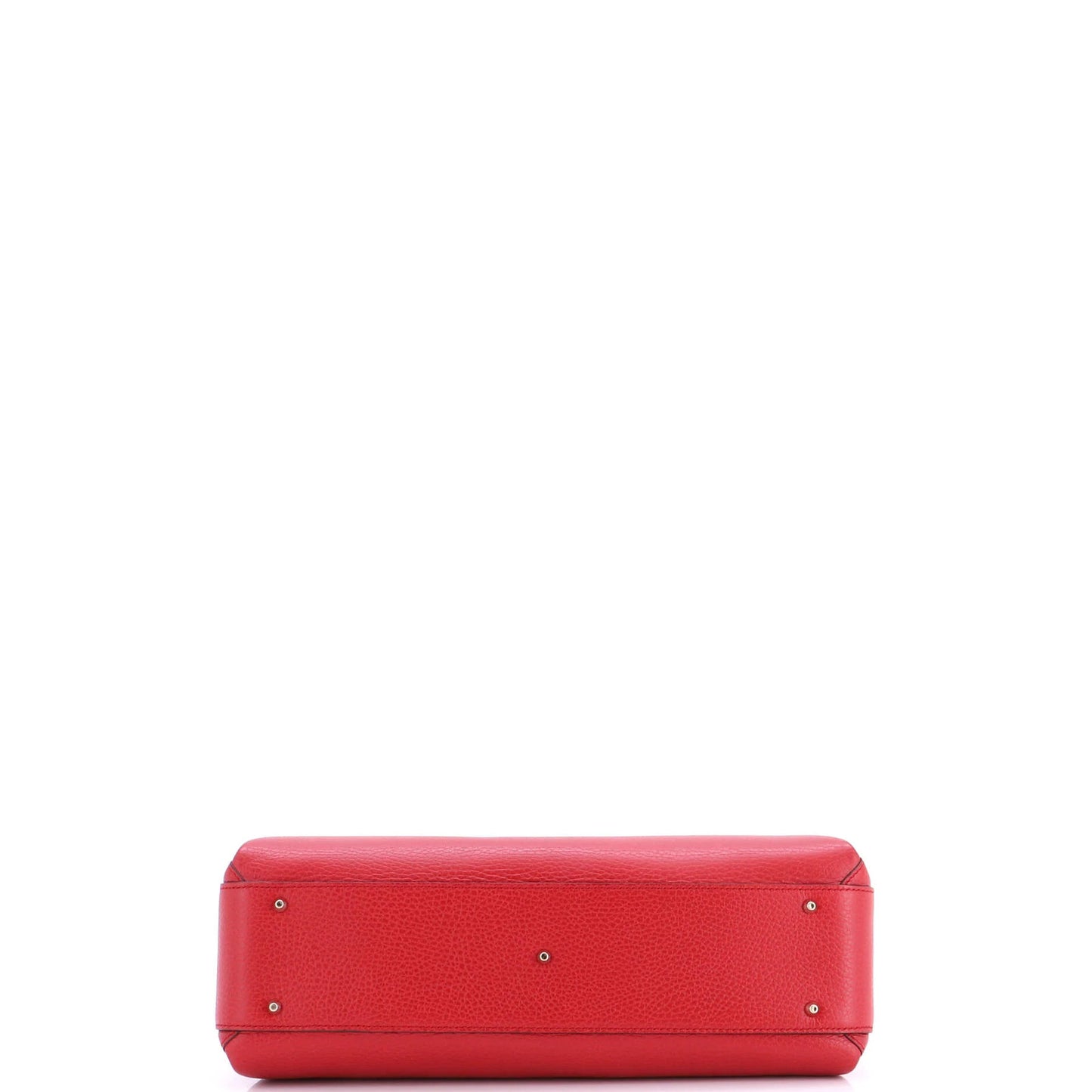 Gucci Interlocking Top Handle Bag Leather Medium