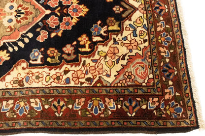 Antique Traditional Floral Oriental Rug Bedroom