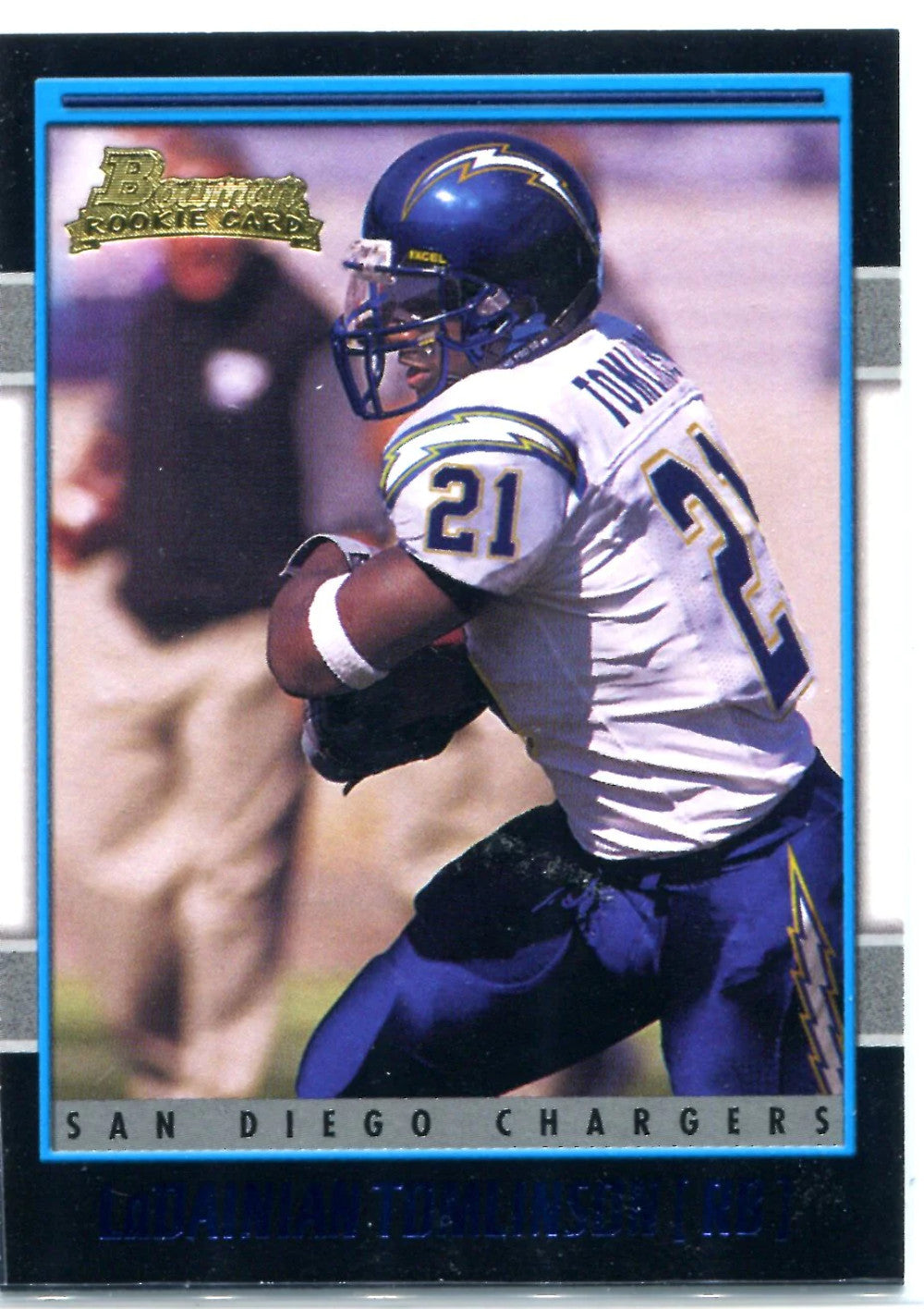 Ladainian Tomlinson 2001 Bowman Rookie Card