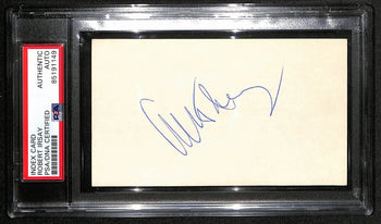 Robert Irsay Hof Signed/Auto 3X5 Index Card