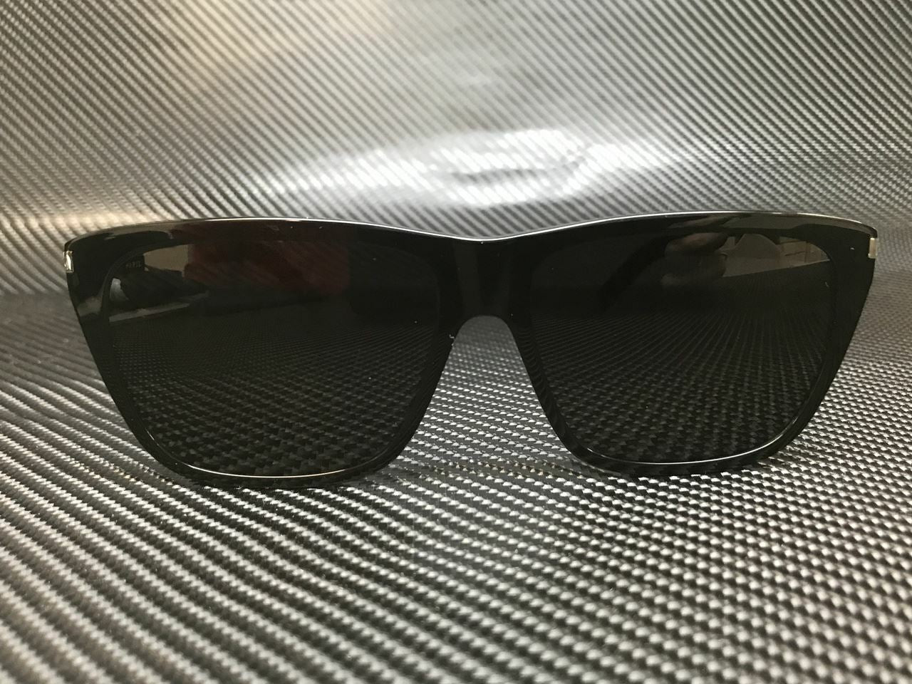 SAINT LAURENT SL431 SLIM 001 Black Rectangle 57 mm Men's Sunglasses