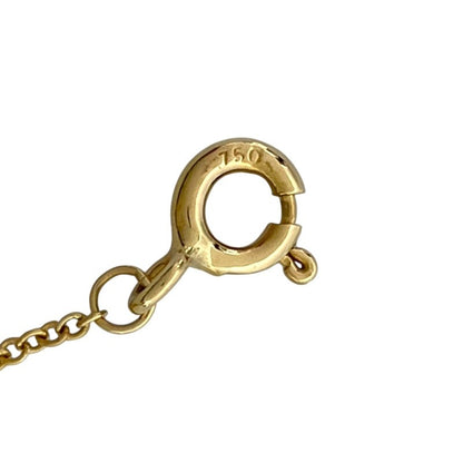 Tiffany & Co. Cross Stitch Necklace Gold 750