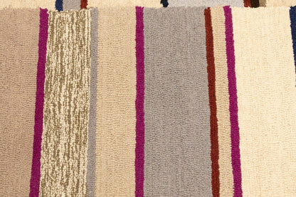 5X8 Ft Modern Hand-Tufted Rug Multicolored