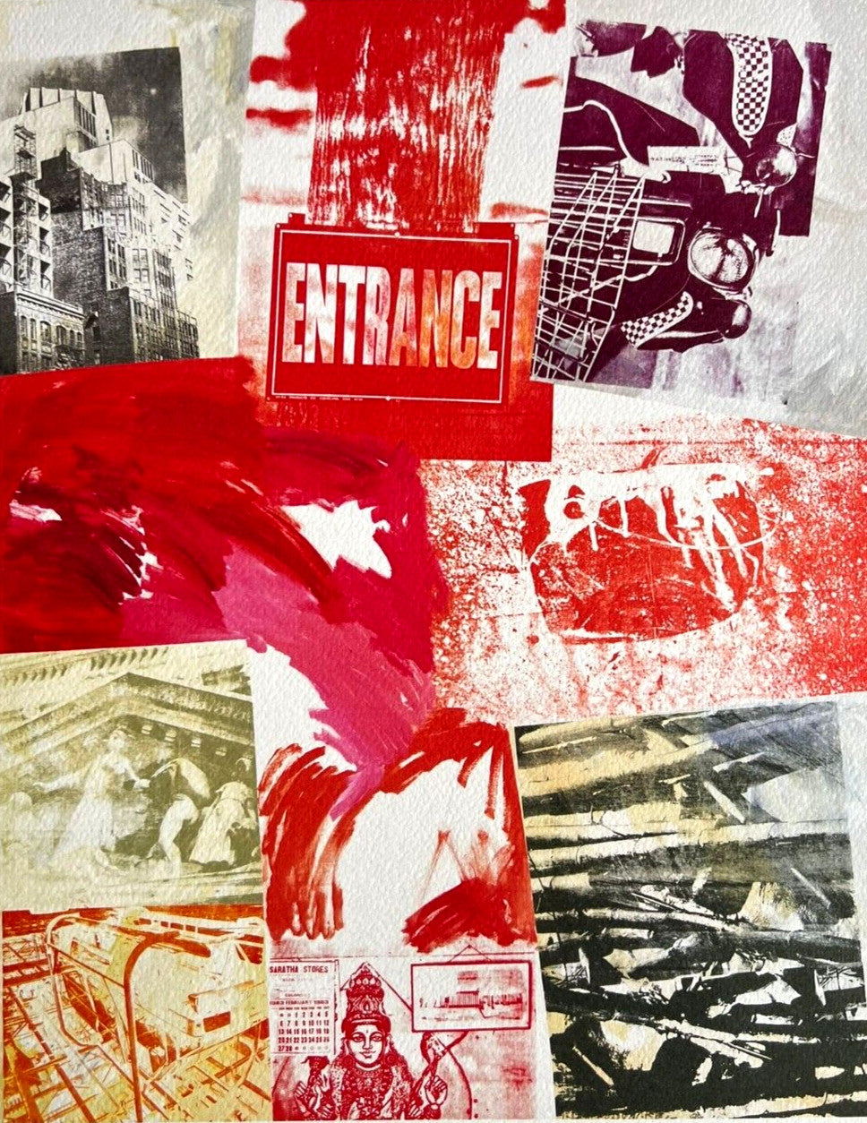 Robert Rauschenberg Lithograph Coa Signed Op Numbered In Pencil 180