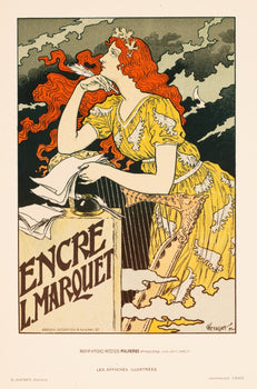 Grasset  Encre Marquet  Original 1896 Chaix Lithograph  Les Affiches Illustr