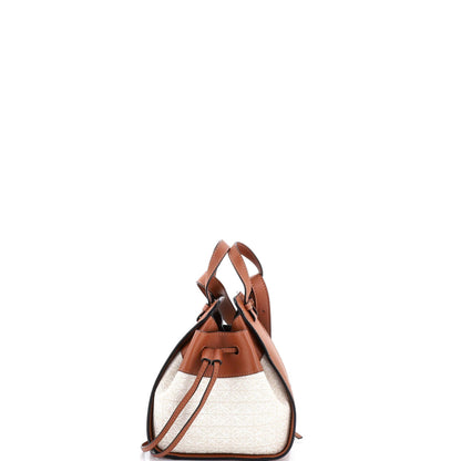 Loewe Hammock Bag Leather And Anagram Jacquard Mini