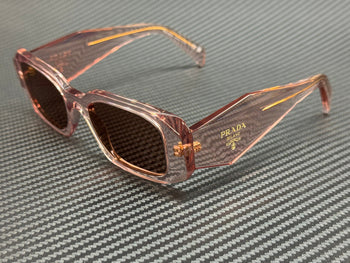 PRADA PR 17WS 19Q10D Transparent Peach Brown