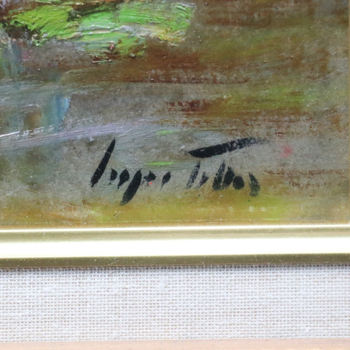 Srgio Telles Oil Painting Notre-Dame Cathedral Paris Signed Brazilian Artist M8