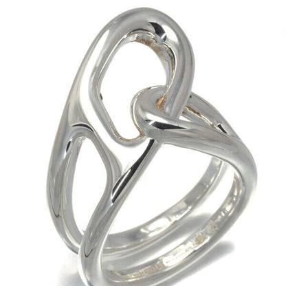 Hermes Ring Chaine D'Ancre Punk Eu55 925 Sterling
