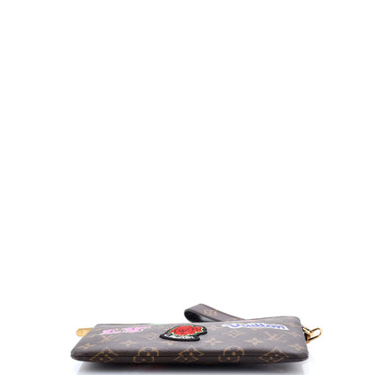 Louis Vuitton City Pouch Limited Edition Patches Monogram Canvas