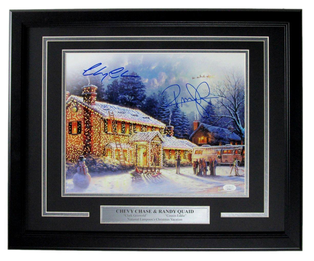Chevy Chase/Randy Quaid Autographed 11X14