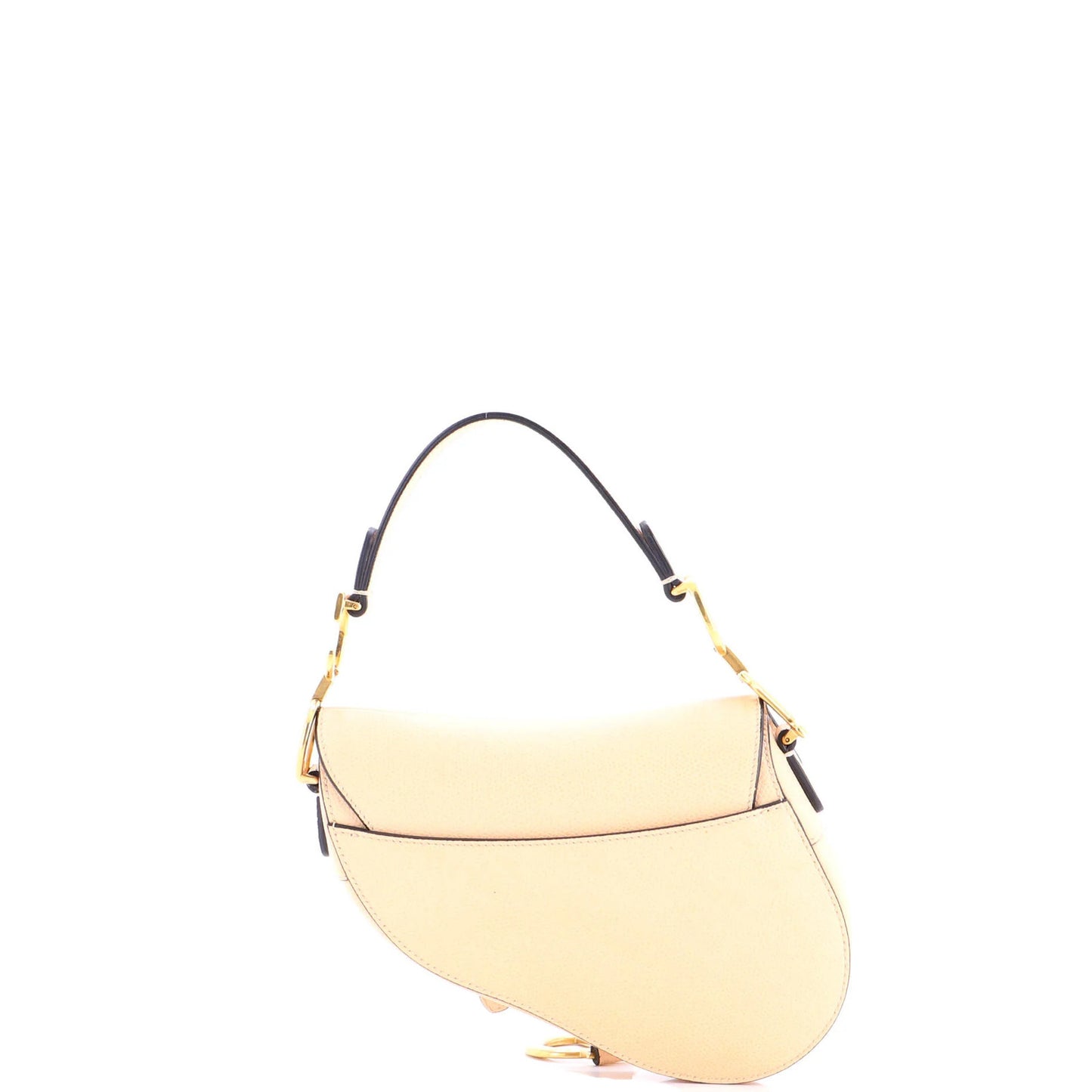 Christian Dior Saddle Handbag Leather Mini