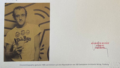 Keith Haring Lithograph Coa Signed Numbered With Certified Pencil