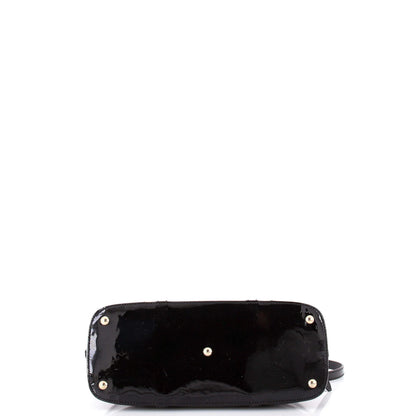 Gucci Nice Top Handle Bag Microguccissima Patent Small