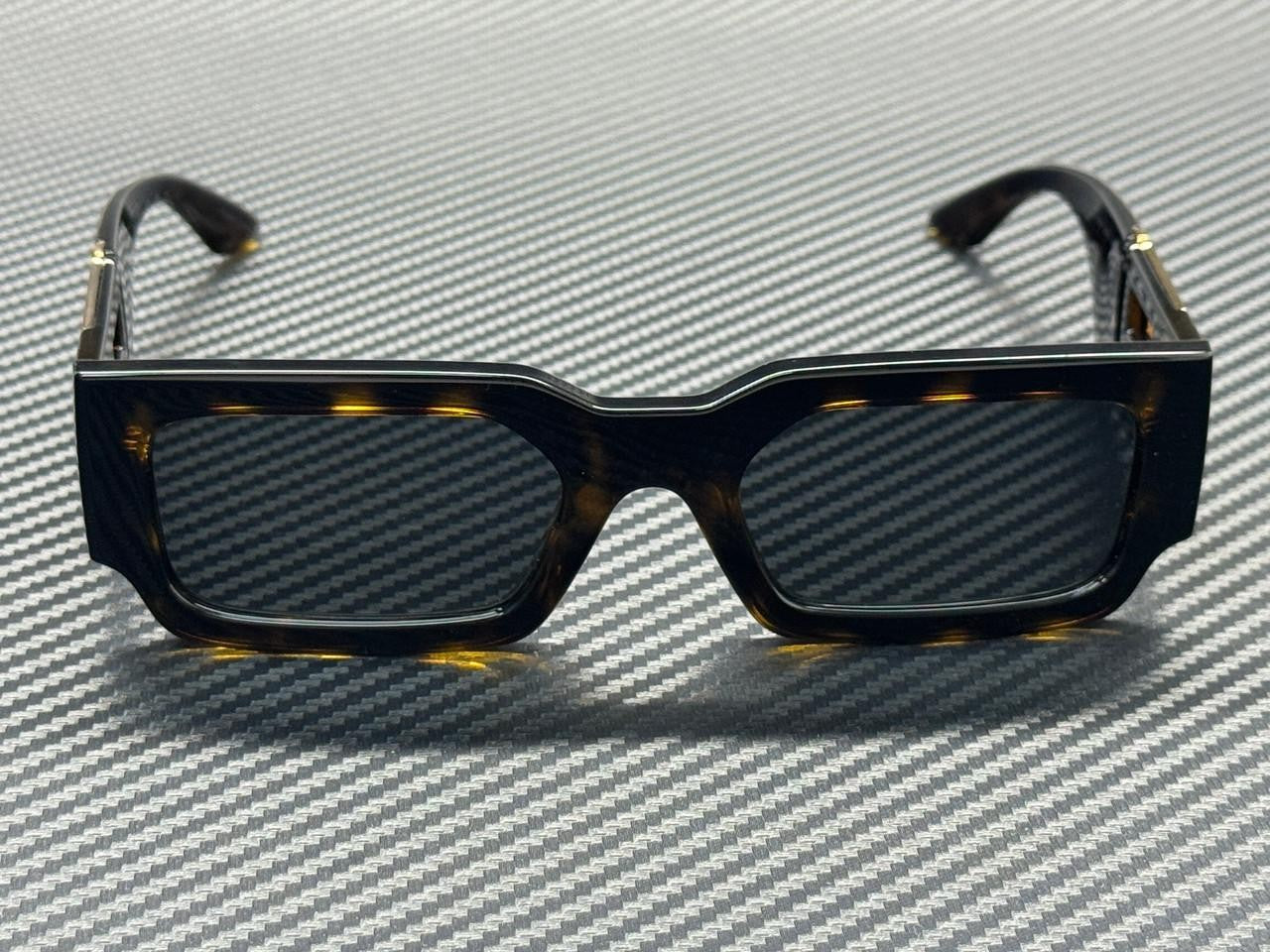 VERSACE VE4506U 108 87 Havana Dark Grey Men's 54 mm Sunglasses