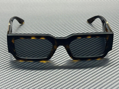 VERSACE VE4506U 108 87 Havana Dark Grey Men's 54 mm Sunglasses